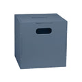 Durable Gray Storage Bin with Open Handle Design