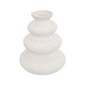 Modern Minimalist Ceramic Stackable Vase with Speckled Finish**